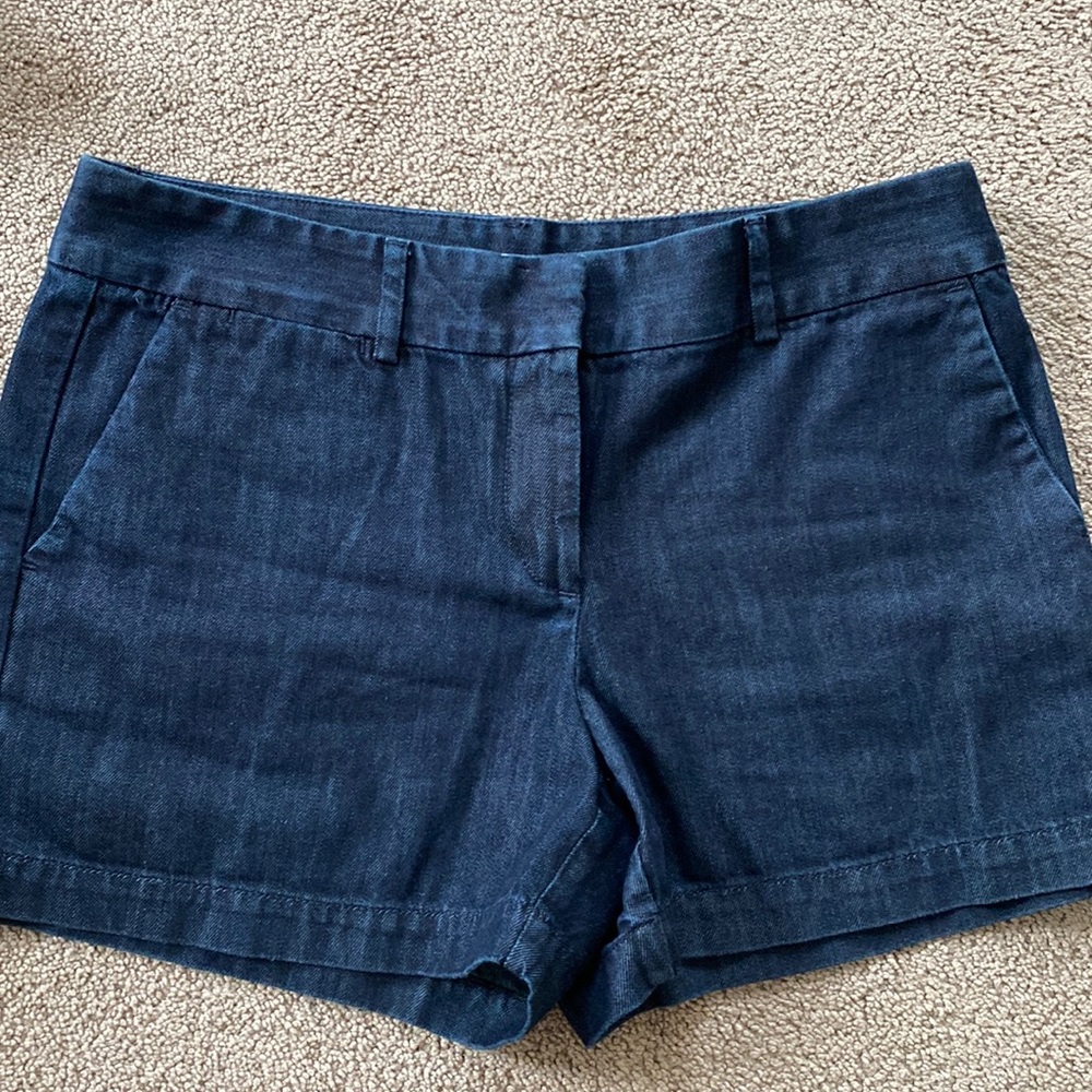 Loft Sz 6 denim trouser shorts